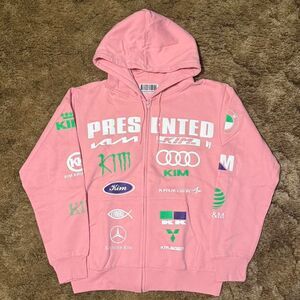 Kim Krueger Valentines Day Full Zip Logo Hoodie Size Small